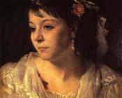 Head of an Italian Woman - 约翰·辛格·萨金特